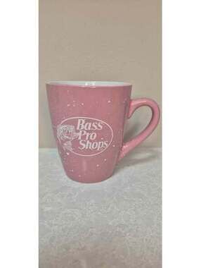 Bass Pro Shops Pink Speckled Coffee Mug